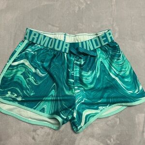 Under Armour Teal Marble Shorts